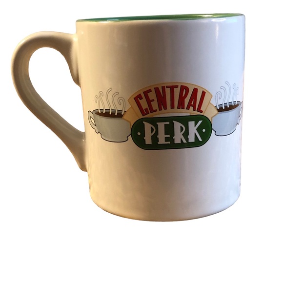 BRAND NEW with TAGS Central Perk Friends Mug Cup Double-Sided Ceramic Gift Green - Picture 5 of 6